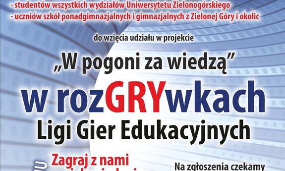 W pogoni za wiedzą -  projekt matematyczny dla studentów i uczniów