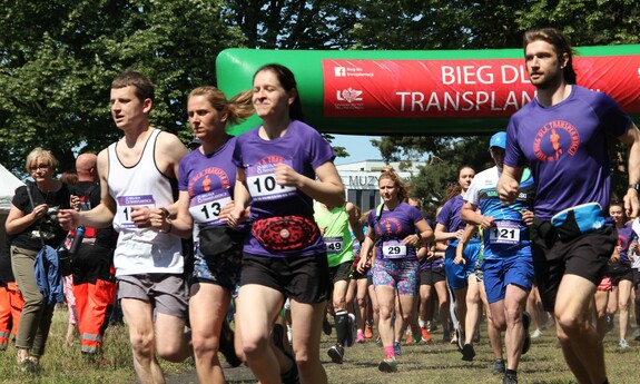 8. Bieg dla transplantacji - start, fot. J. Czarnecka