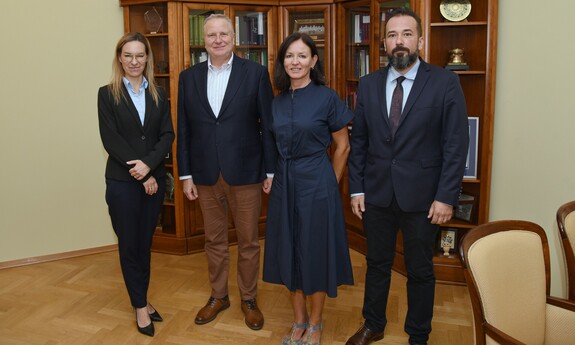 UZ z potencjałem. O szansach na sukces w przemyśle władze uczelni rozmawiały z przedstawicielami Ministerstwa Nauki