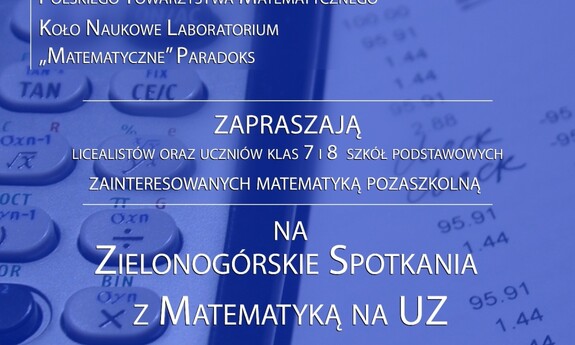 Zielonogórskie spotkania z matematyką na UZ