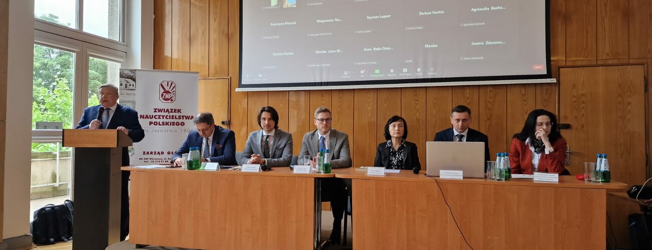 Profesor Andrzej Bisztyga otwiera konferencję "Dialog społeczny w sferze publicznej", fot. archiwum prywatne 