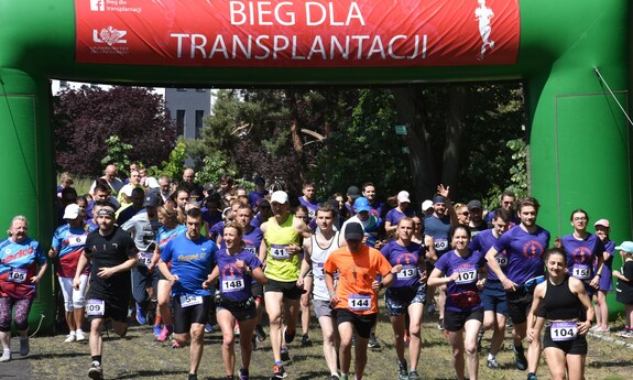 8. Bieg dla transplantacji - start, fot. M. Janion 