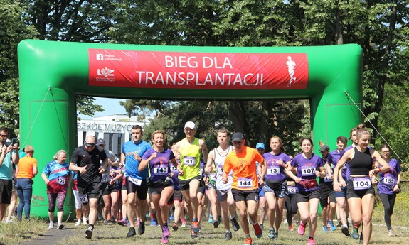 8. Bieg dla transplantacji - start, fot. J. Czarnecka