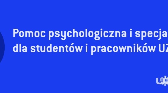 Pomoc specjalistów dla studentów  i pracowników UZ