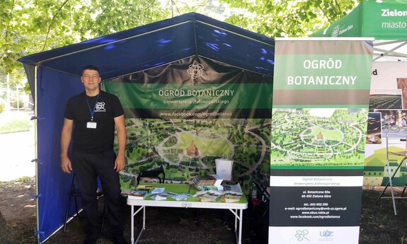 Ogród Botaniczny UZ zaprezentował się na Festynie Ogrodu Różanego w Forst (Lausitz)