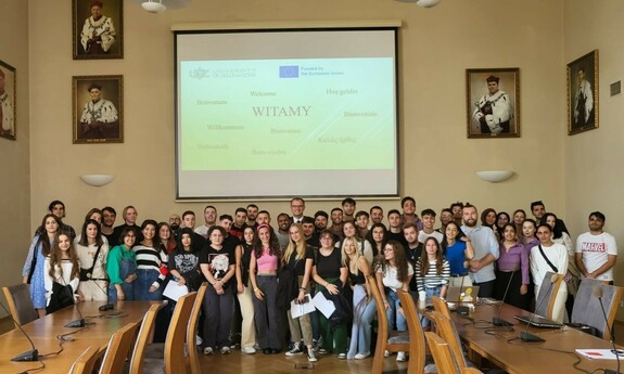 Spotkanie powitalne dla studentów programu Erasmus+