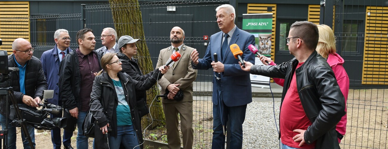 Otwarcie nowej siedziby Ośrodka Rehabilitacji Dzikich Zwierząt „Ptasi Azyl”, fot. K. Adamczewski